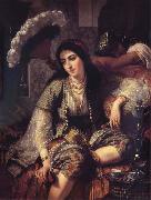 Ange Tissier Algerian Woman and her slave oil painting picture wholesale